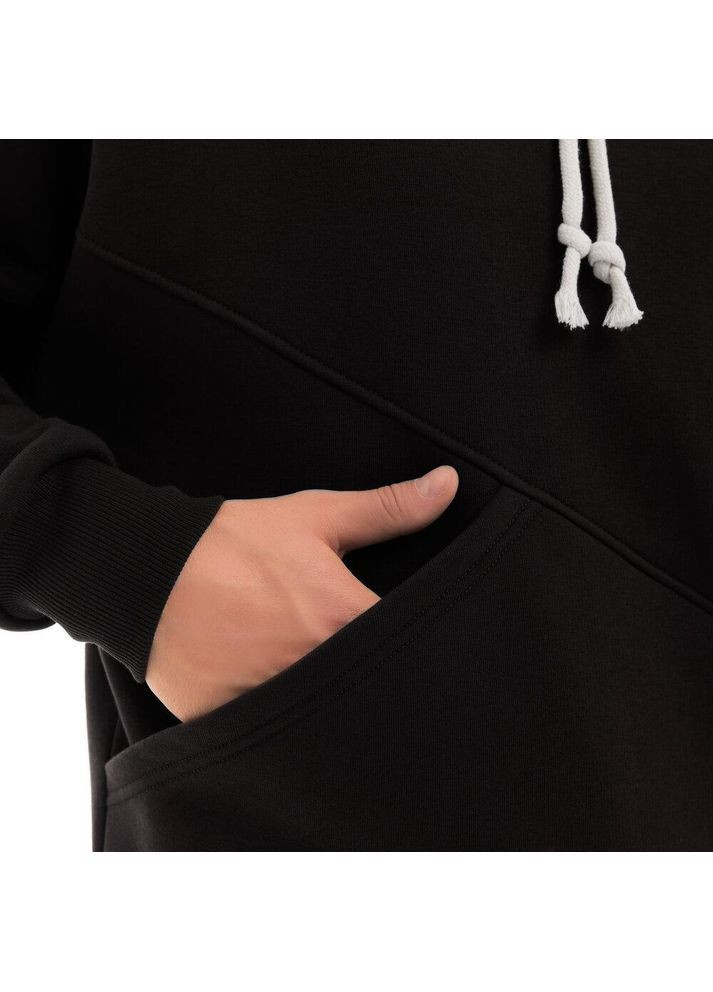 Чоловічий зимовий спортивний костюм тринитка з начосом чорний Freedom (367088924)