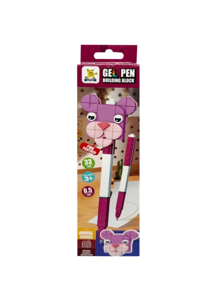 Дитячий конструктор-ручка "Pink panther" SM2514B-11, 33 елементи SM2514B-11 Bambi (396894265)