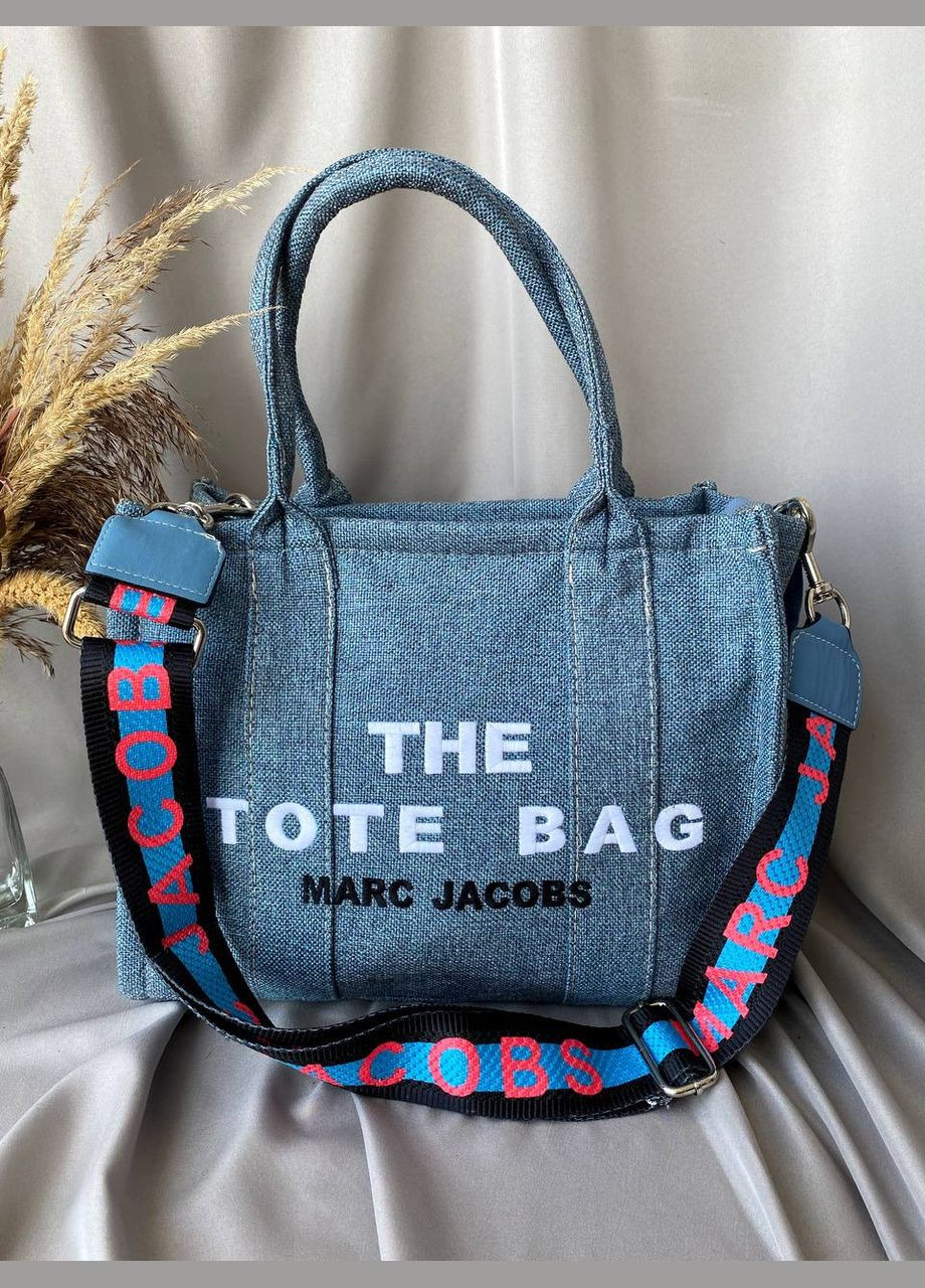 Стильная летняя сумка под джинс из лого Marc Jacobs Tote Bag Vakko (292706250)