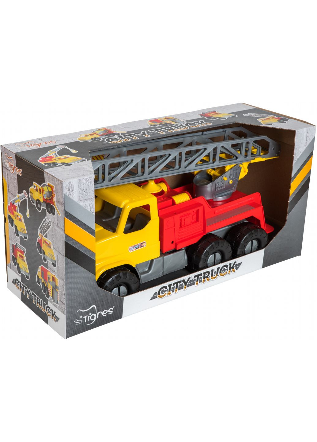 Машинка Tigres City Truck пожежна драбина (39367) Тигрес (365547411)