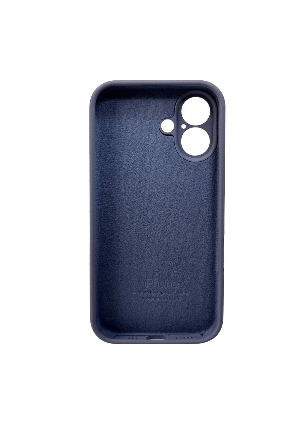 Чохол для смартфона Silicone Full Case AA Camera Protect для Apple iPhone 16 28, Lavender Grey Silicone Case (382474486)
