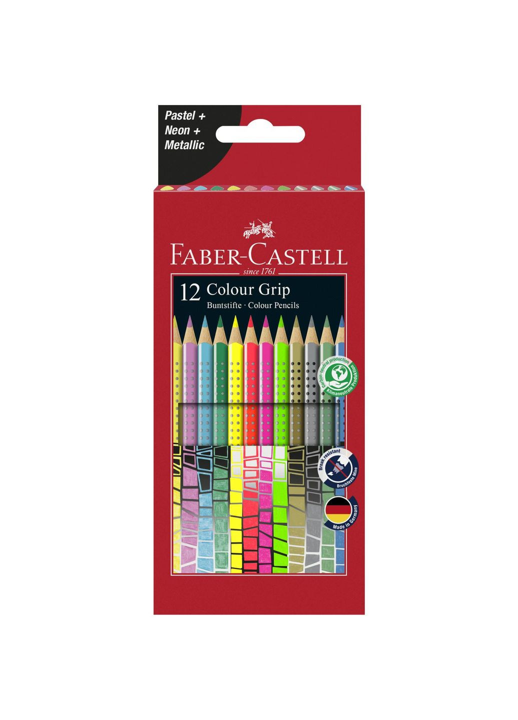 Набір олівців 12 кол. FABER CASTELL Grip Faber-Castell (284723135)