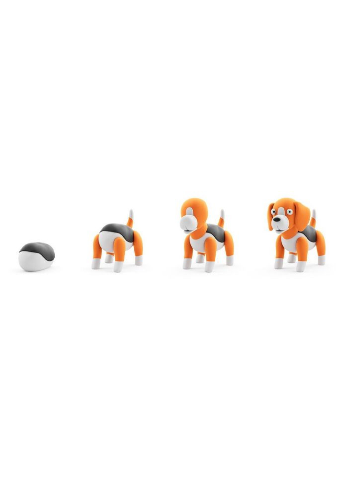 Набор пластилина "Собаки-Друзья: Бигль Глаз" ЛИПАКА 30152-UA01 самостоятельно твердеет Lipaka (367968861)