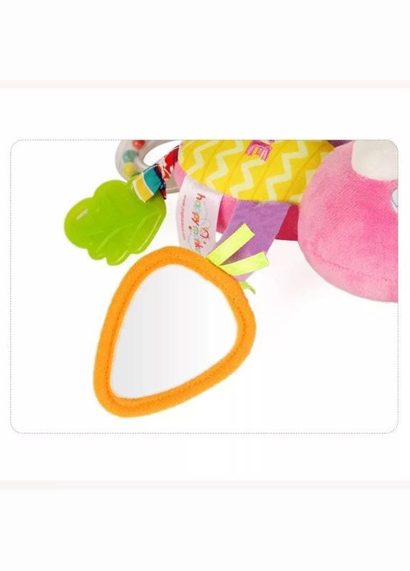 Мягкая развивающая игрушка-подвеска С 54396 Зайка Happy Monkey (327217286)