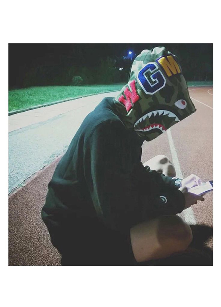 Кофта чорна Bape A Bathing Ape Shark Green Camo Full Zip Hoodie Unisex (356677801)