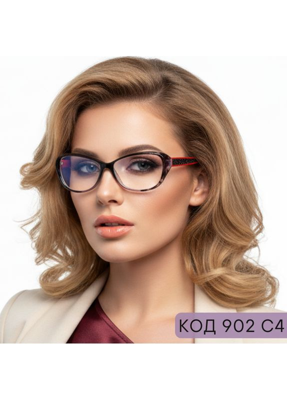 Жіночі окуляри з пластиковою оправою – стиль і комфорт щодня. Код 902 С4 No Brand (365832983)