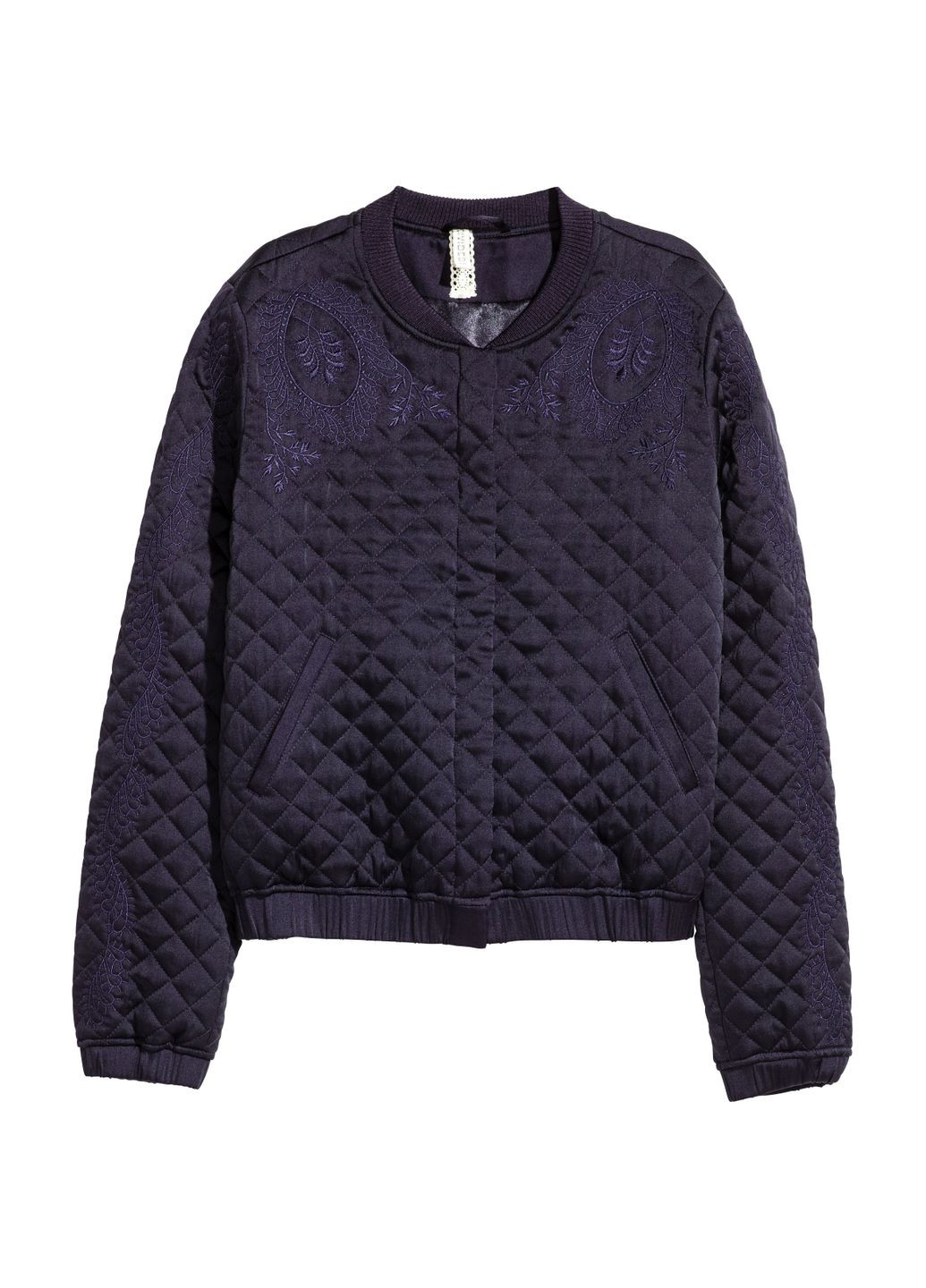 Бомбер,темно-синий, Divided H&M (318663443)