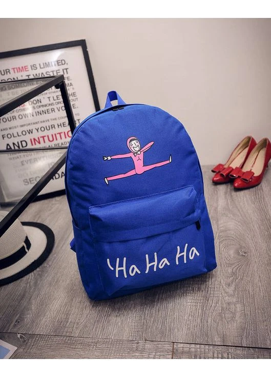 Кумедний тканинний рюкзак Хахаха No Brand (390039410)