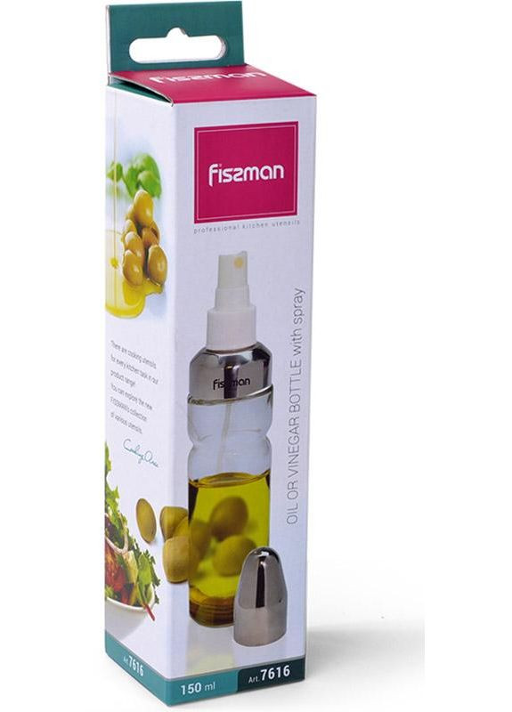 Емкость-спрей для масла и уксуса 150мл стеклянная бутылка для кухни пульверизатор для жидкости Fissman (368991143)