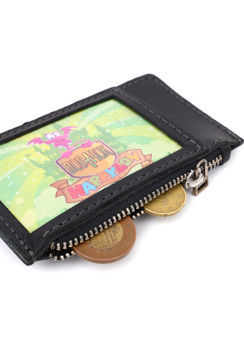 Вертикальный картхолдер с держателем для Apple AirTag из натуральной кожи 11626 Черный Grande Pelle (331911510)