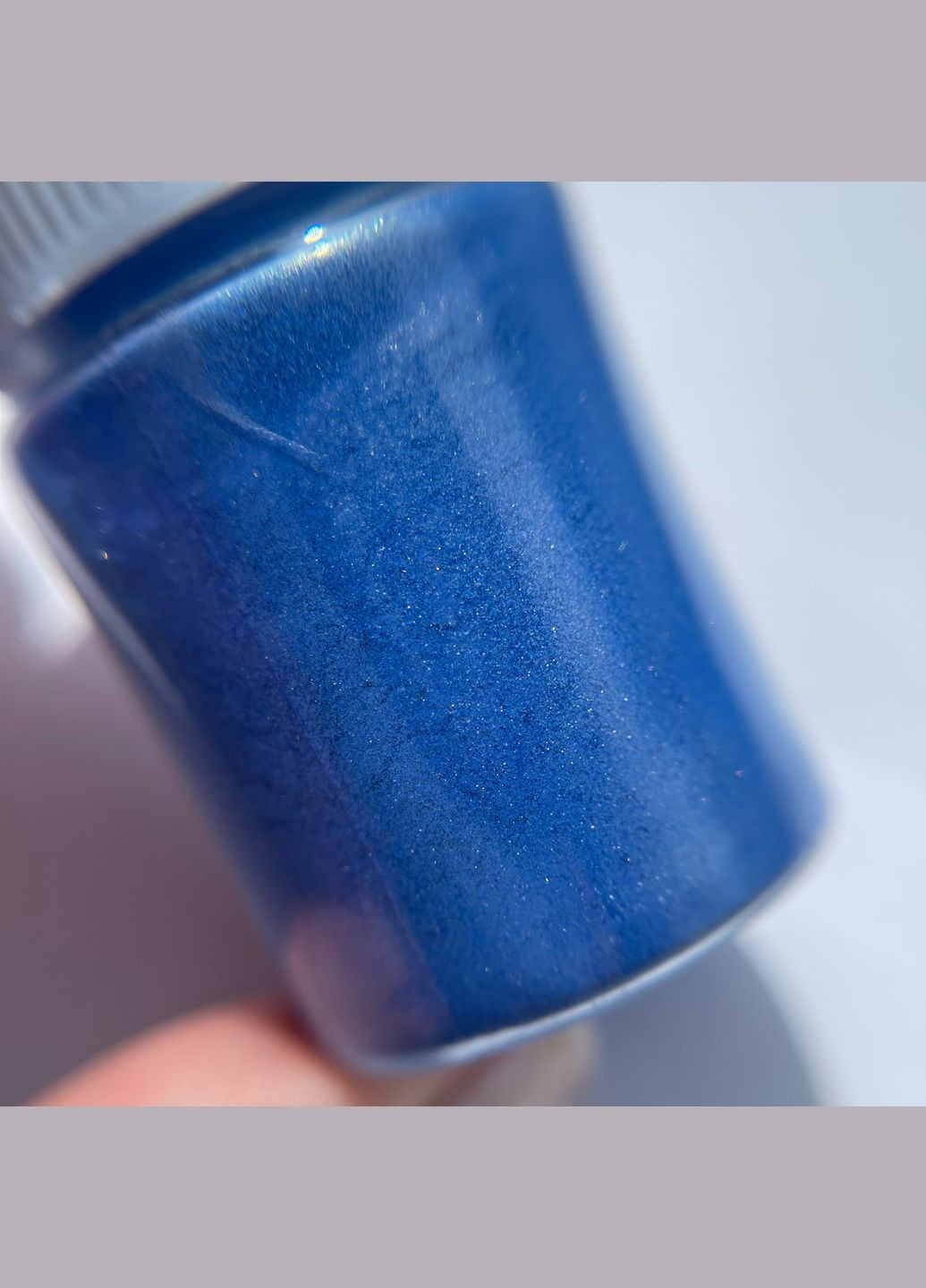 Пігмент для смоли Finidng Перламутровий блискучий порошок Волошковий Пляшечка 25 мл Finding (316248347)