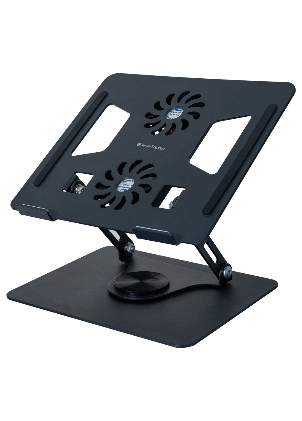 Охлаждающая подставка для ноутбука Comfort+ H31 Aluminum Graphite (ARM77740) ArmorStandart (343049872)