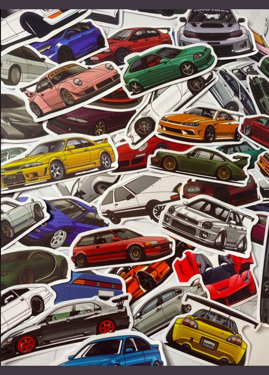 Набор виниловых наклеек машины стикеры авто No Brand (316531180)