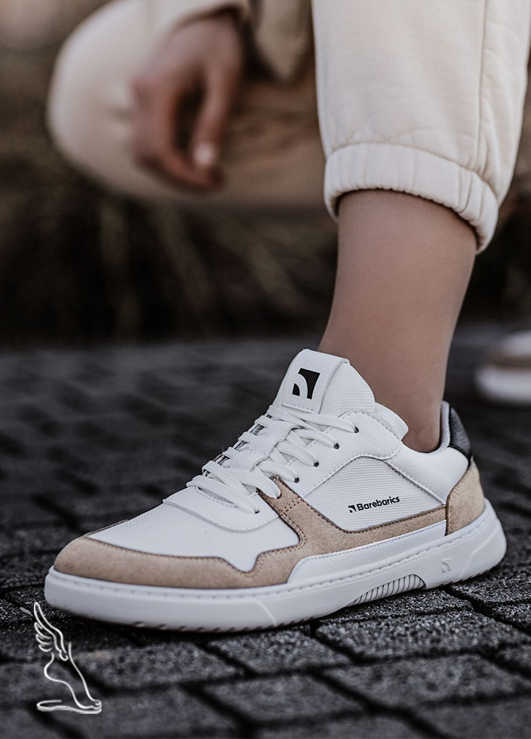 Білі всесезонні кросівки босоноге взуття be lenka zing barefoot No Brand