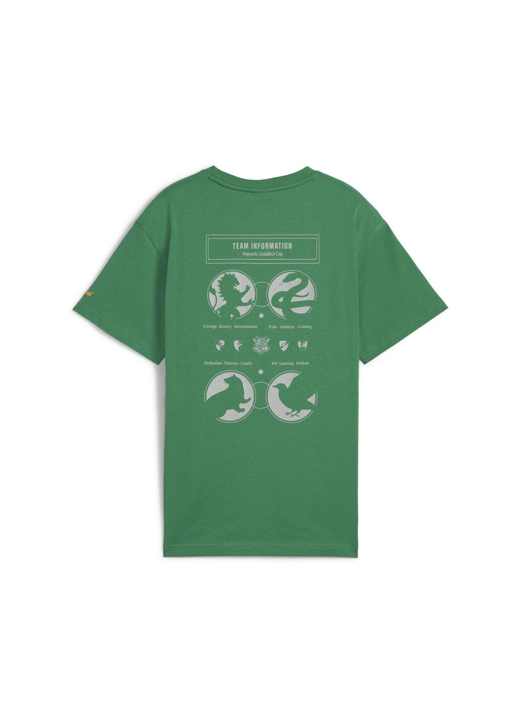 Зелена демісезонна футболка x harry potter relaxed graphic tee men Puma