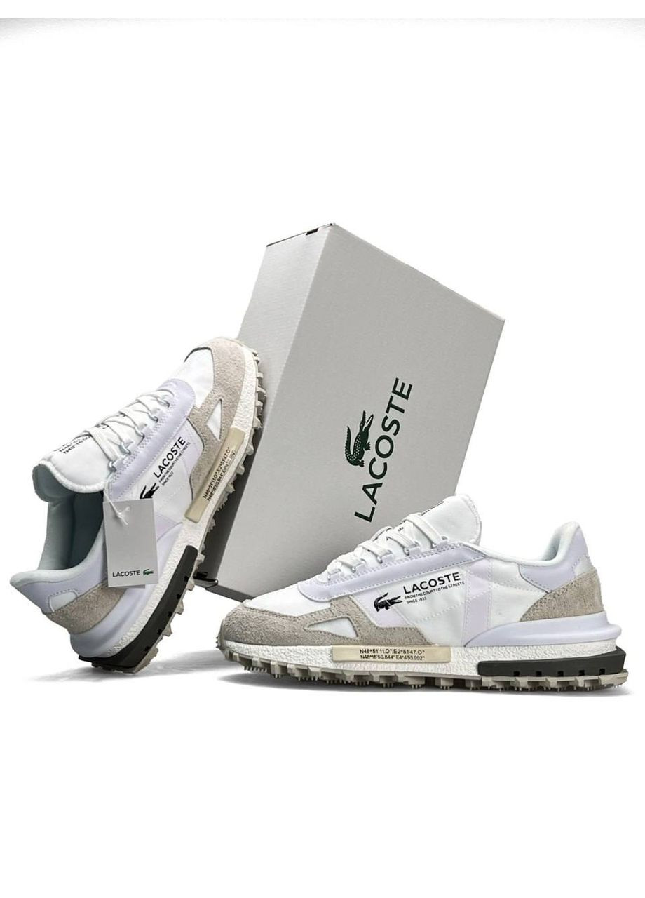 Цветные демисезонные кроссовки мужские No Brand Elite Active PRM White Beige