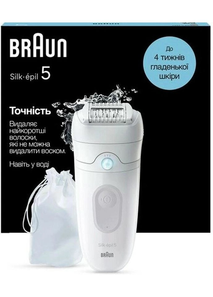 Епілятор Silk Epil 5 SE-5-011 білий Braun (296663270)