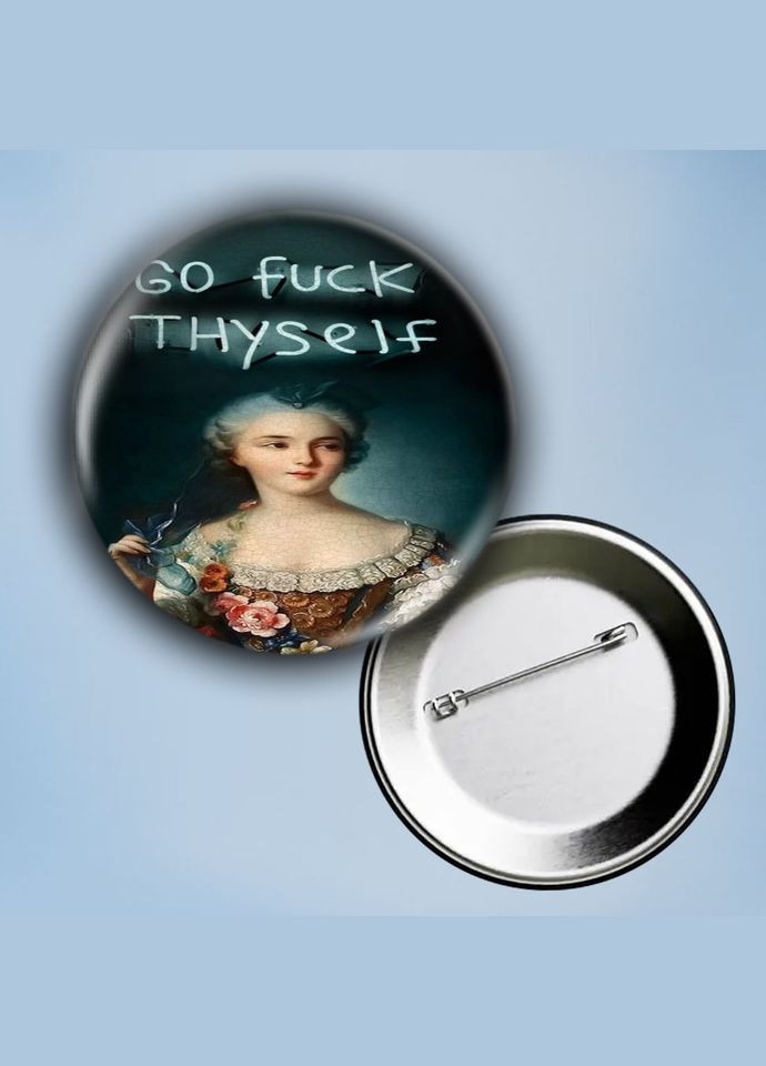 Значок на булавке Мемы #7 металлический 56 мм. No Brand (304509250)