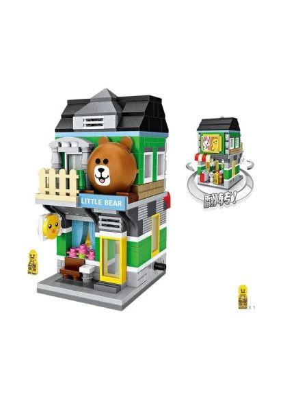 Конструктор Магазин Маленький мишка (1630) Loz Магазин Маленький ведмедик (366517516)
