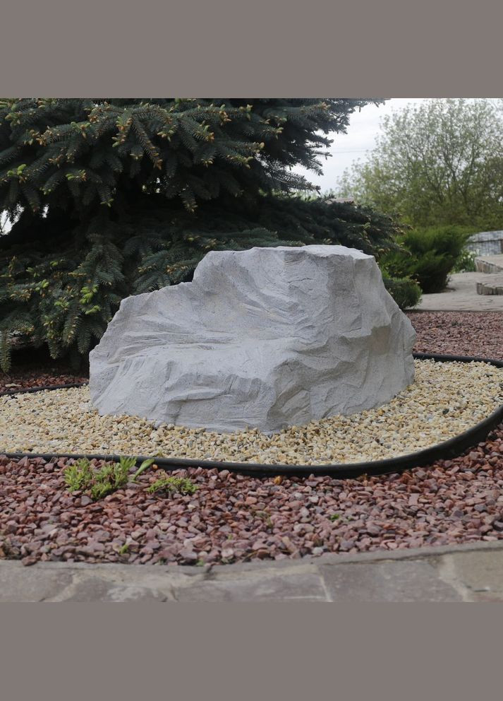Ландшафтный Валун (камень) мраморный серый 79х77х38 см (ССПГ000094 Мрамор) Гранд Презент (285720644)