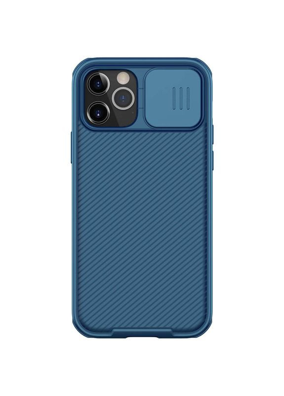 Карбонова накладка CamShield Pro для Apple iPhone 13 Pro Max (6.7") Blue Nillkin (366832995)