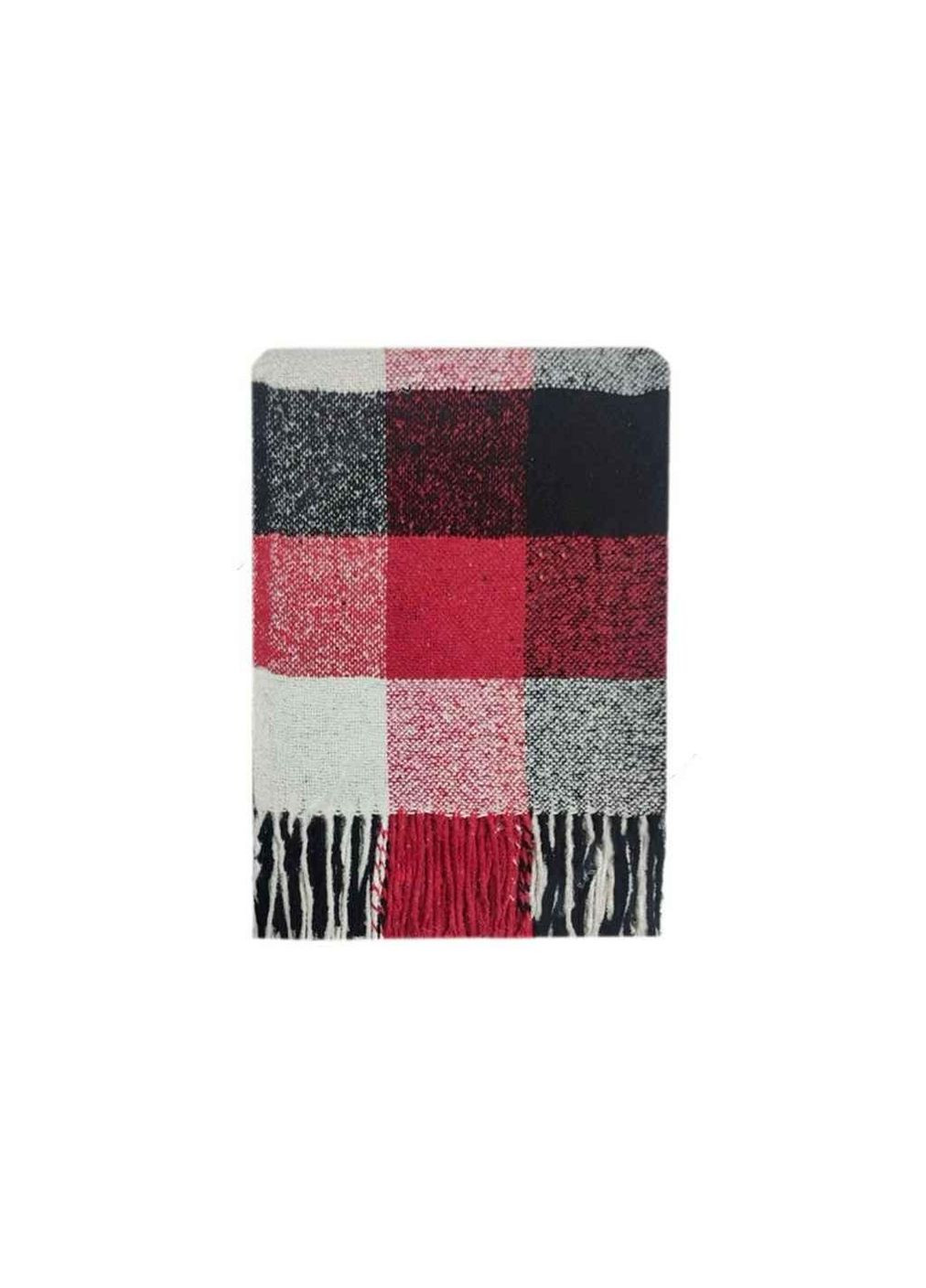 Плед 140х200см Palermo PICTOR білий-черв-чорн ТМ Vladi (348518342)