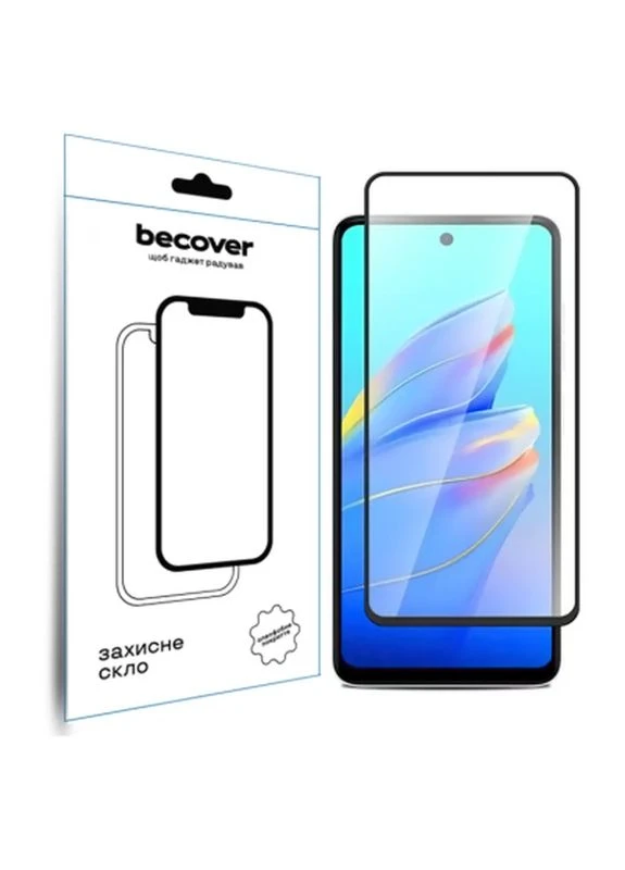 Скло захисне Tecno Spark Go 1 (KL4) Black (712318) BeCover (398983975)