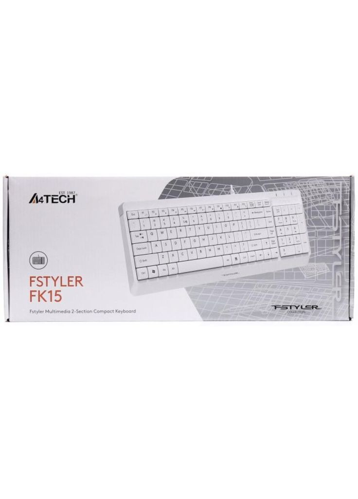 Клавіатура A4Tech fk15 white (268144051)