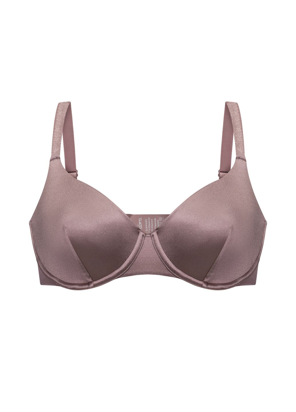 Светло-фиолетовый бюстгальтер цветной комфорт pro slz24201522 серо-лиловый Brabrabra с косточками