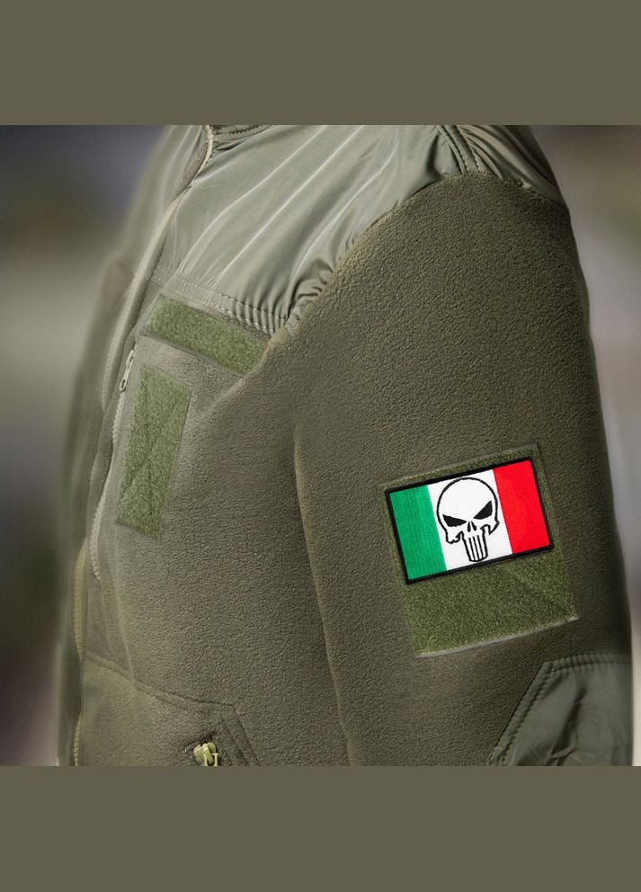 Набір шевронів 2 шт з липучкою Череп Карателя Punisher Прапор Мексики 5х8 см вишитий патч нашивка Мексика IDEIA (300229160)