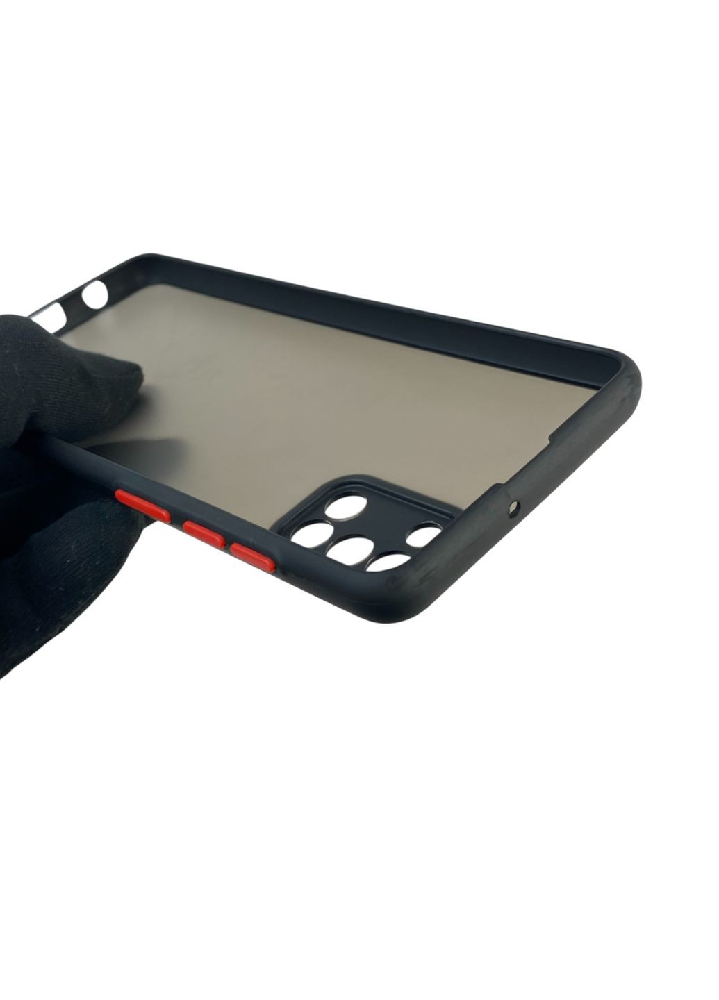 Чехол для телефона Galaxy A31 (SM-A315F) с 3D принтом бантиков с высокими бортами на самсунг а31 черный Samsung (366389465)