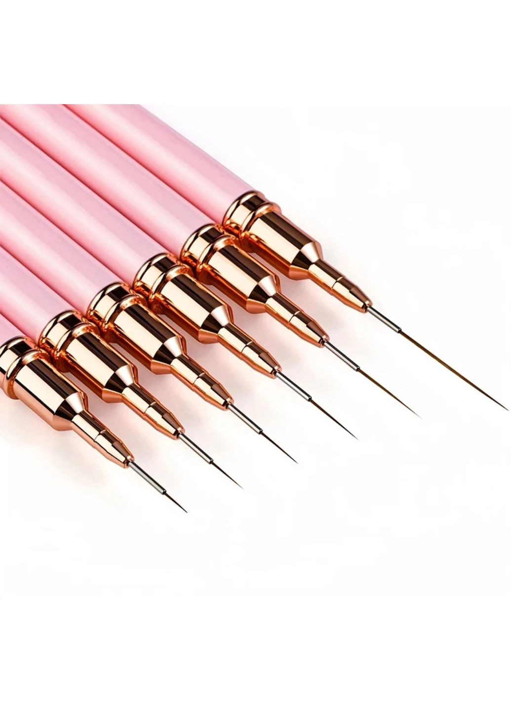 Набір пензликів для розпису 5 шт. рожеві No Brand (368497377)