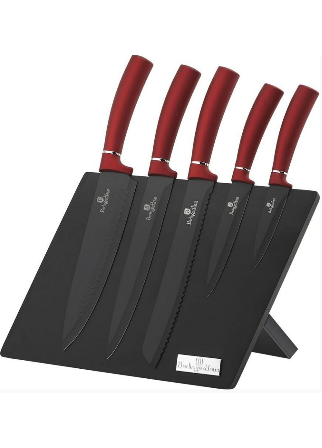 Набор ножей из 6 предметов Berlinger Haus красные,