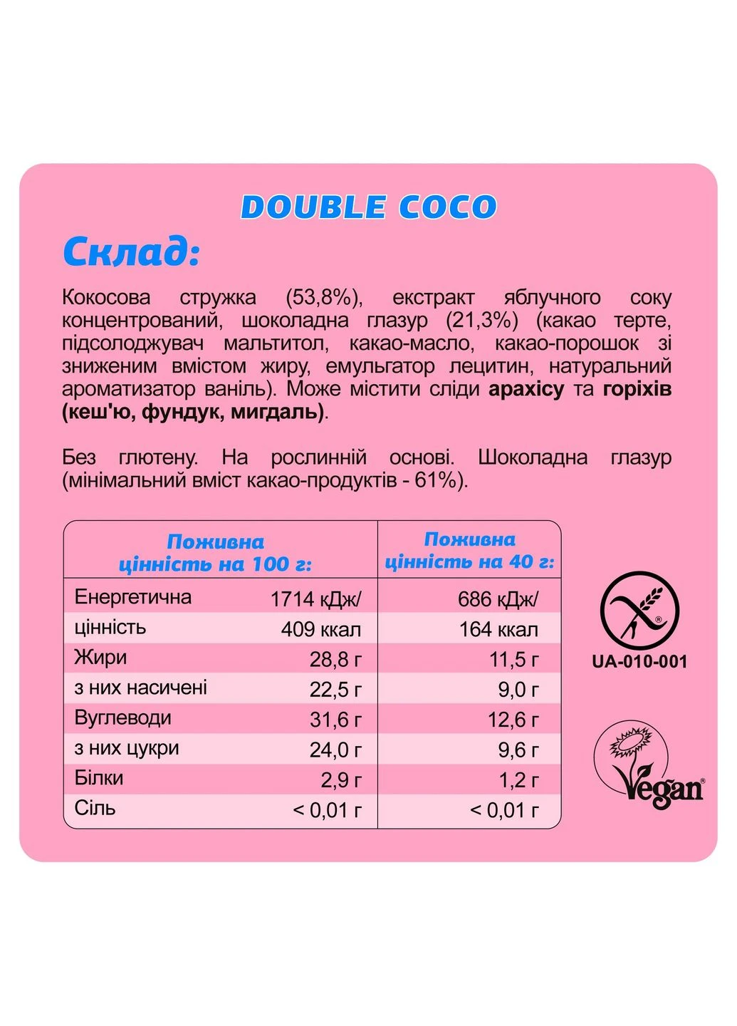 Набор шоколадных батончиков FIZI Guilty Pleasure box 10 шт Веган (4820262540412) No Brand (355878161)