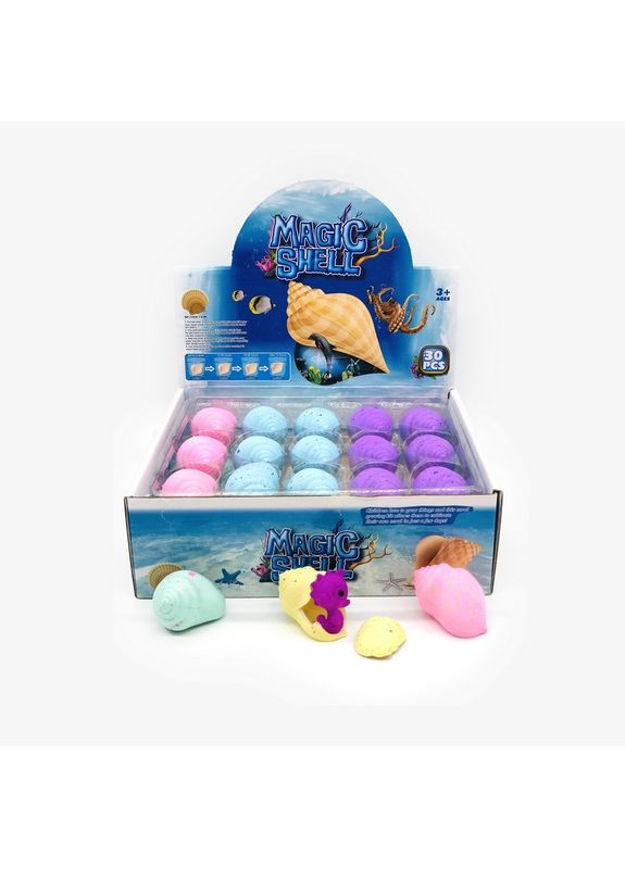 Игрушка-растишка Мушля с оригами рыбками внутри | Набор для творчества Развивающая игрушка Детский сюрприз с изделиями No Brand (366197744)