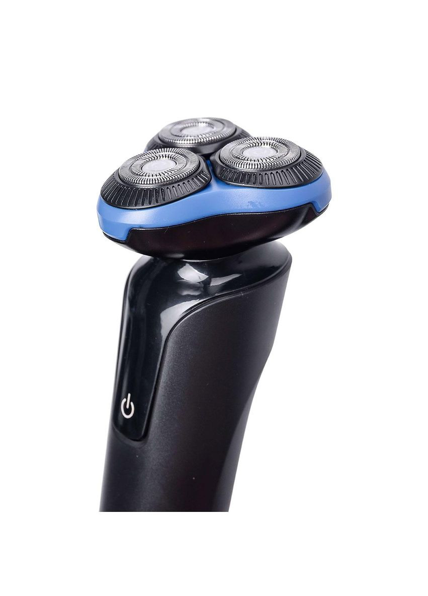 Электробритва 5 Вт 800 mAh бритва электрическая беспроводная с 3 бритвенными головками Синяя SK-16038BL Sokany (369143426)
