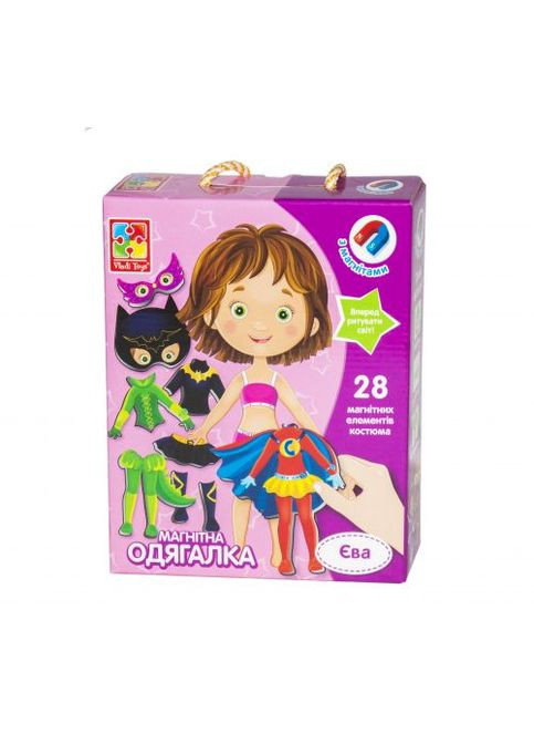 Магнитная одевашка "Ева" (укр) Vladi toys (361417454)