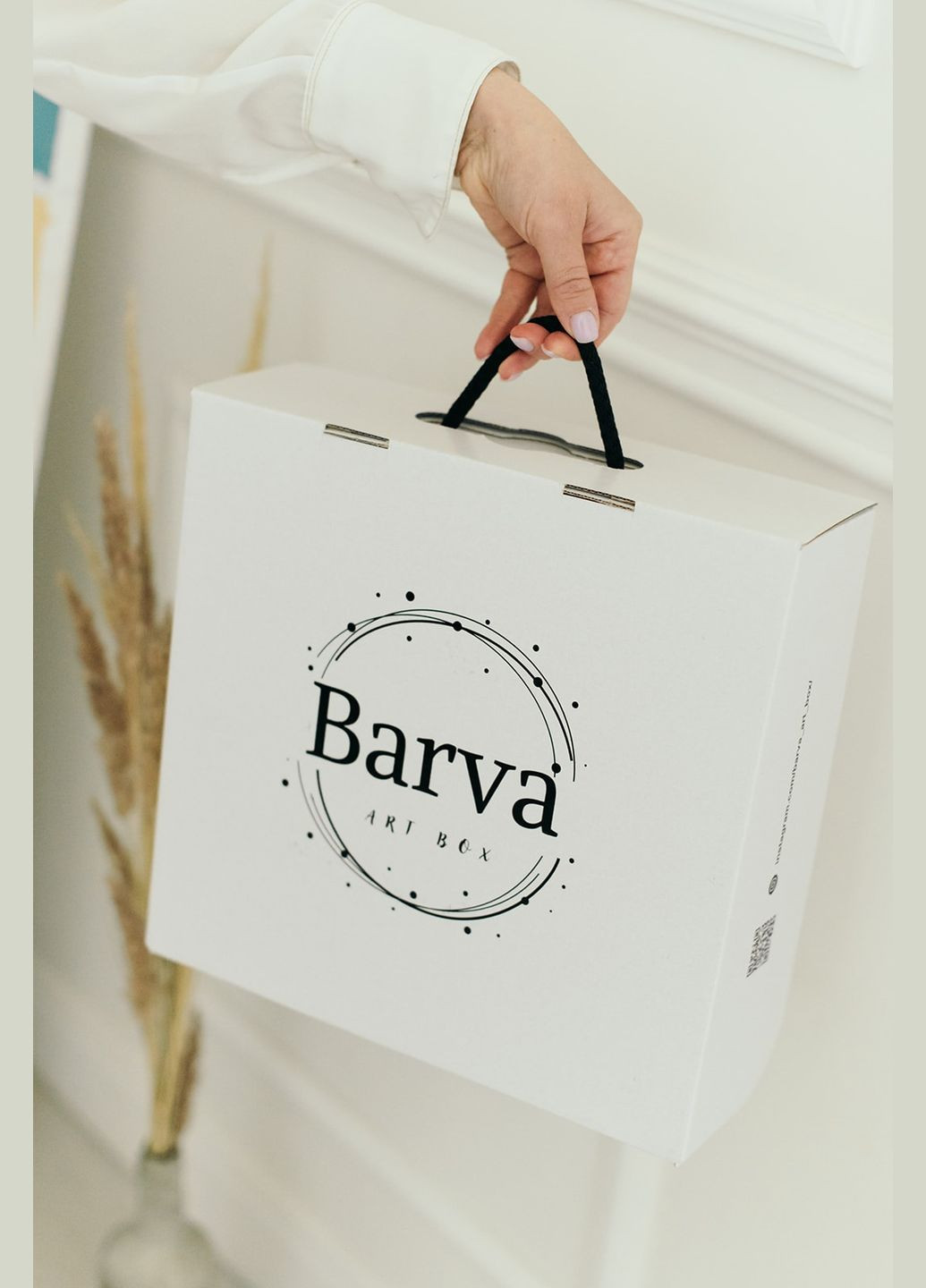 Художній набір для створення картини у техніці абстрактного живопису рідкий акрил Набір "Бурштин". Коло 30 см Barva (315891045)