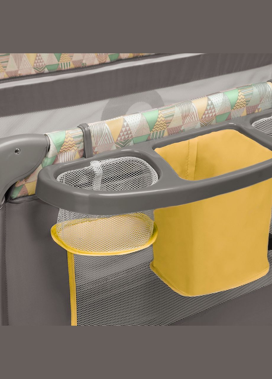 Ліжечко-манеж Sven Plus Yellow Scandi, жовтий Lionelo LO-SVEN PLUS YELLOW SCANDI (336330312)