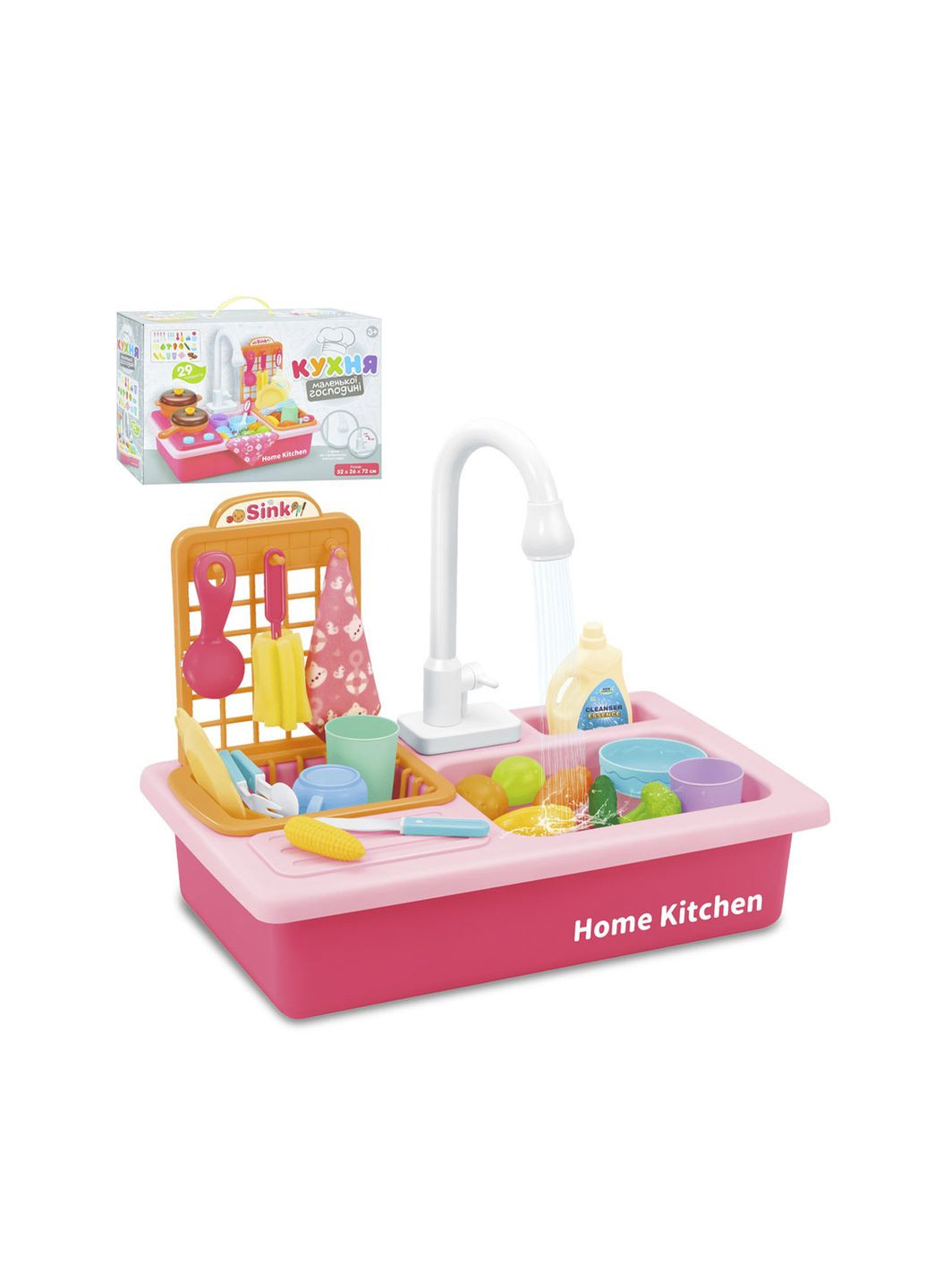 Ігрова мийка колір різнокольоровий ЦБ-00279100 Limo Toy (335205854)