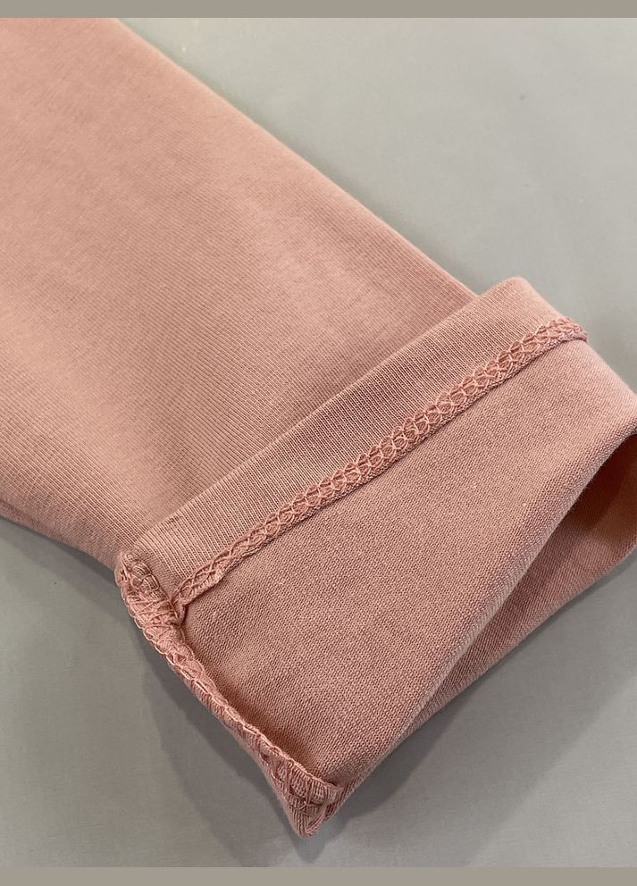 Розовые летние лосины для девочки Фламинго