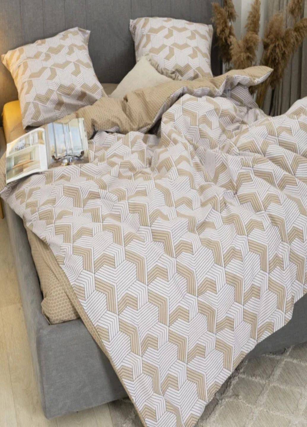 Постільна білизна Вілюта ранфорс двоспальна. Постіль Вілюта двійка. Комплекти постільної білизни 2. Viluta Постільна білизна (335977356)