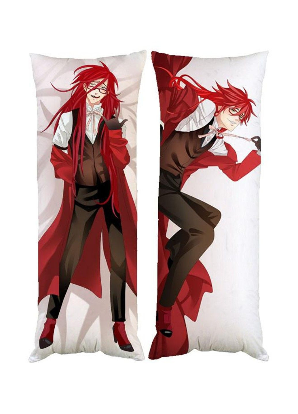 Подушка дакімакура Грель Саткліфф Жнець Темний Дворецький декоративна ростова подушка для обіймання двостороння No Brand (329432642)