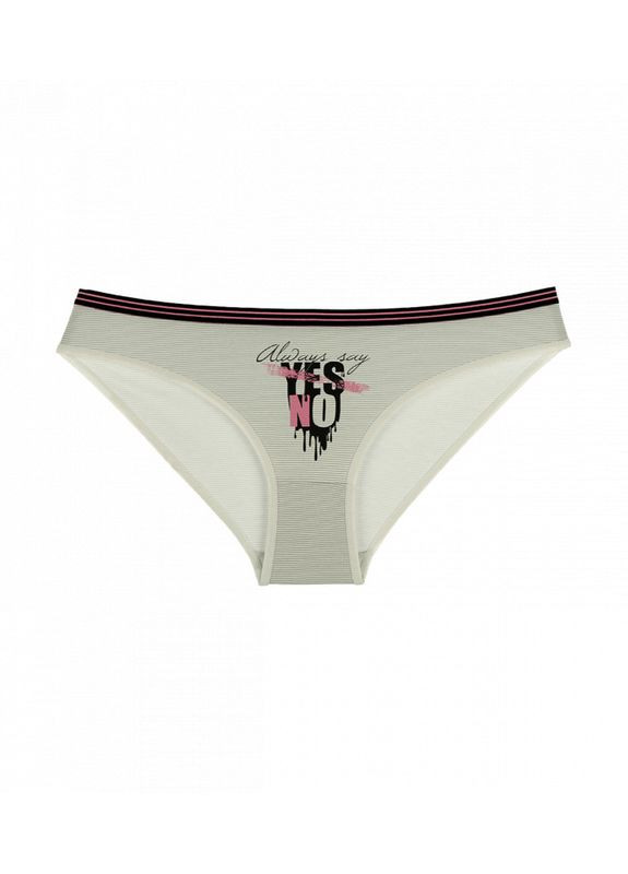 Женские трусики с принтом Yes No Donella Сліпи (313111212)