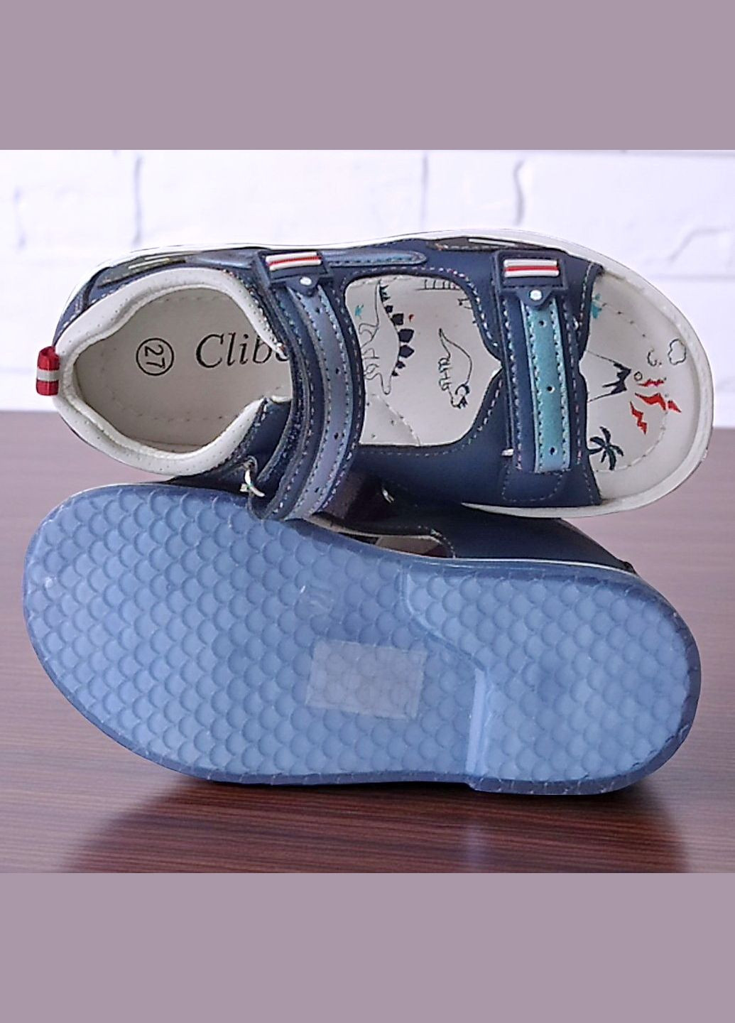 Ортопедичні босоніжки відкриті сандалії на липучках для хлопчика Клібі Clibee (336147436)