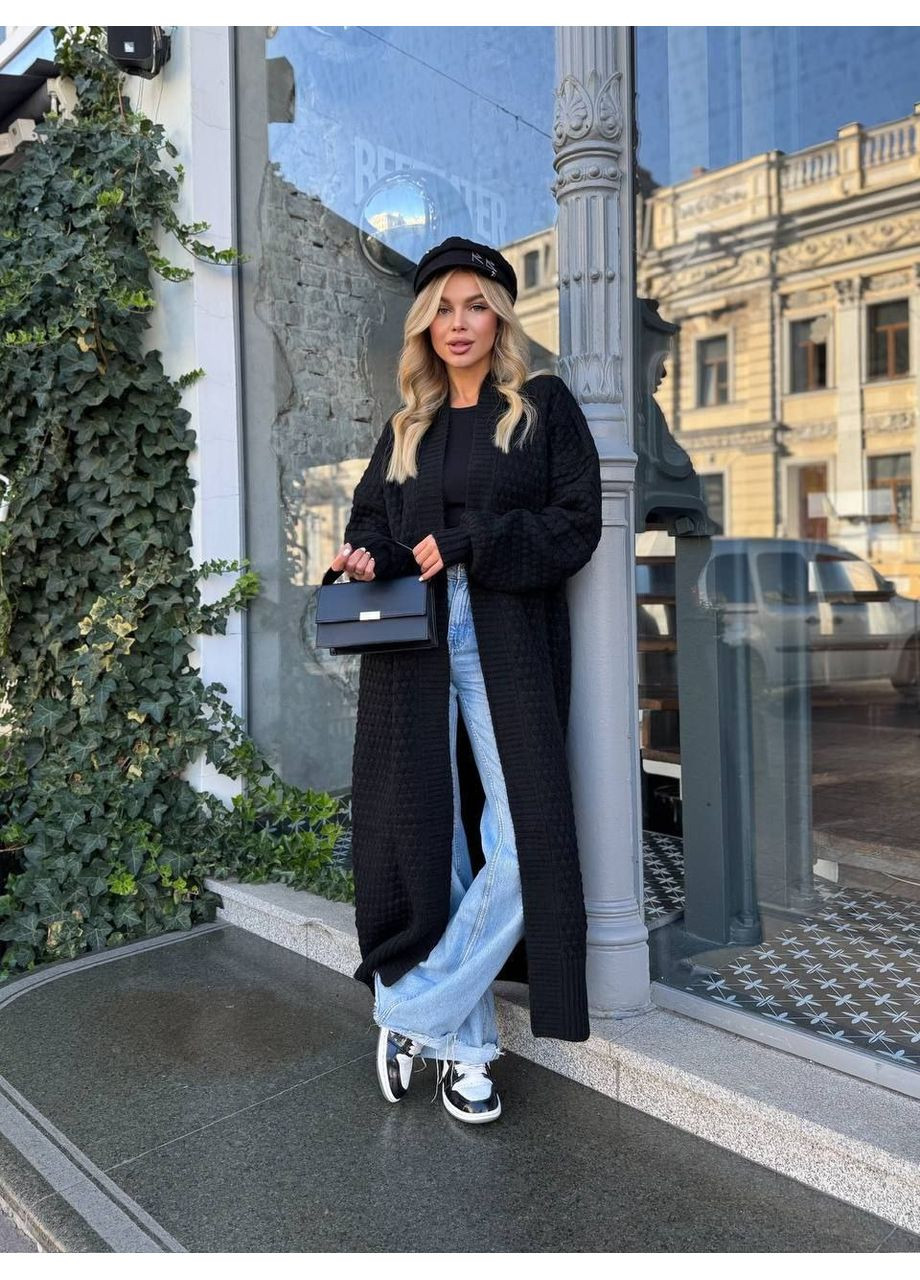 Кардиган вільного прямого крою,акрил з кишенями Україна (361648530)