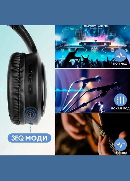 Безпровідні навушники Siindoo JH-919, Blue, Bluetooth No Brand (304029531)