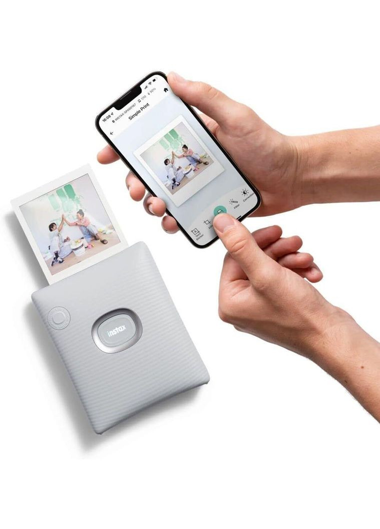 Фотопринтер Instax Square Link Ash White Fujifilm (370872673)