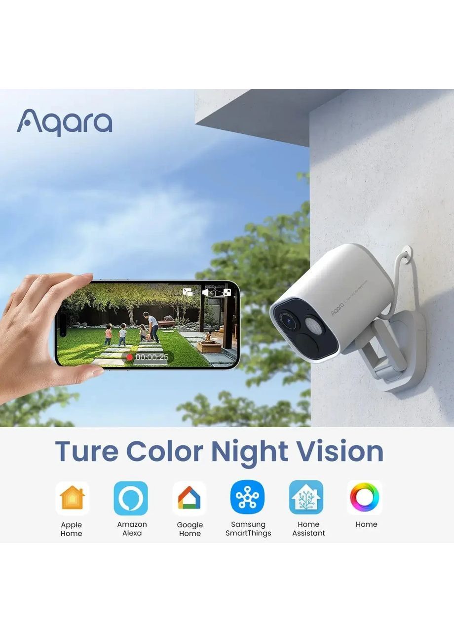 IP-камера Camera Hub G5 Pro 4MP Matter Thread ZigBee PoE Apple HomeKit Google с поддержкой умного дома Глобальная вер Aqara (362194453)