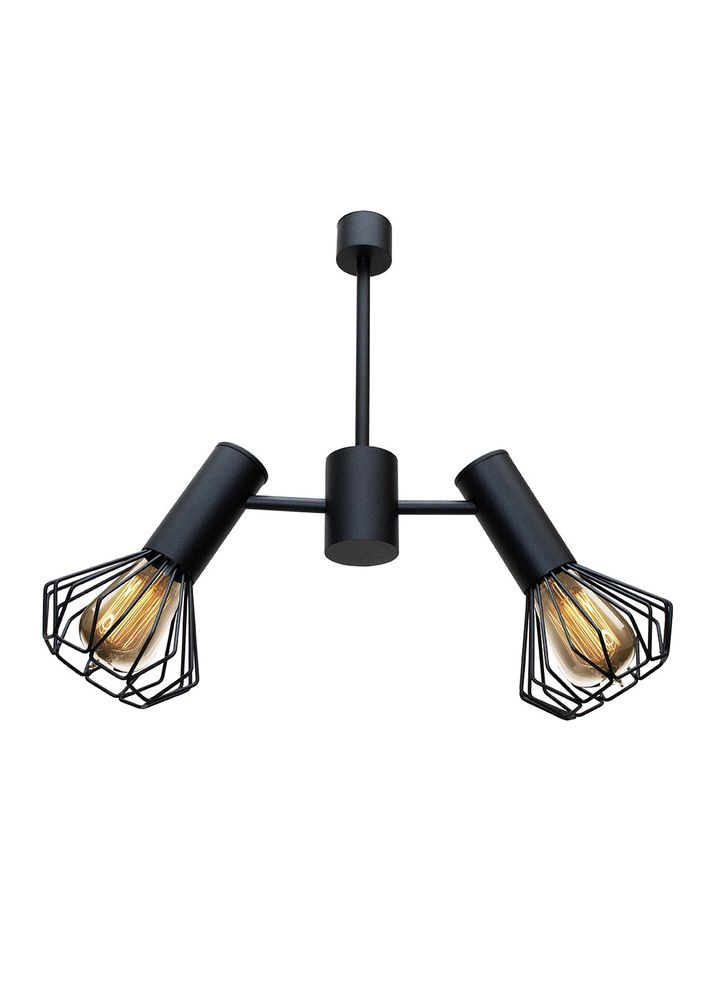 Люстра Diadem на два плафони Е27 чорна NL 22152-2 BK MSK Electric (325882560)